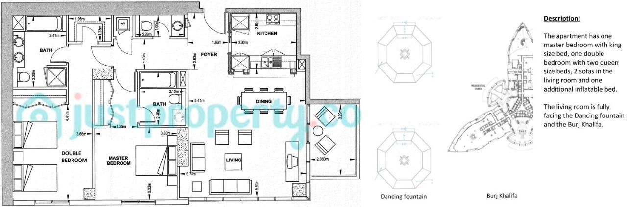 Elite Royal Apartment Dubai Eksteriør bilde